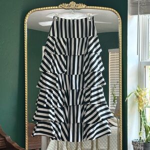 Black and White Maxi Nuggles Skirt